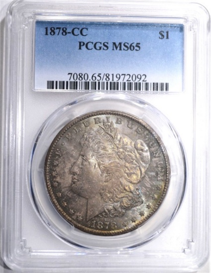 1878-CC MORGAN DOLLAR PCGS MS65