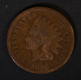 1868 INDIAN CENT, GOOD