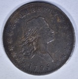1795 FLOWING HAIR HALF DOLLAR  FINE