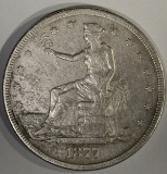 1877-S TRADE DOLLAR  XF/AU