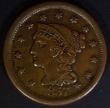 1857 LARGE CENT  AU