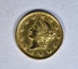 1851 C $1.00 GOLD  AU/BU