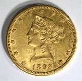 1893-CC $10 GOLD LIBERTY