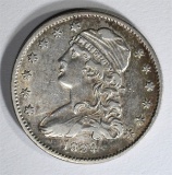 1834 CAPPED BUST QUARTER  AU