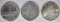 1939, 1950 & 1966 CANADIAN SILVER DOLLARS