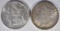 1896 & 1898 MORGAN DOLLARS