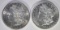 1891-O & 1891-S MORGAN DOLLARS