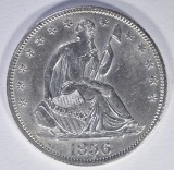 1856 SEATED LIBERTY HALF DOLLAR  CH BU