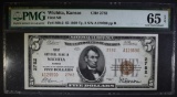 1929 TY. 2  $5 NATIONAL CURRENCY  PMG 65EPQ