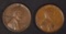 1915-D XF & 1929-S AU LINCOLN CENTS