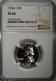 1964 WASHINGTON QTR NGC PF69