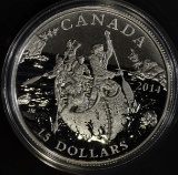 2014 $15 FINE SILVER COIN--EXPLORING CANADA: