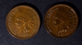 1880 AU & 1901 CHBU INDIAN CENTS