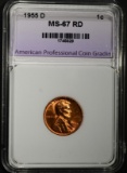 1955-D LINCOLN CENT APCG SUPERB GEM