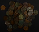 100-MIXED DATE INDIAN CENTS: MOST HAVE SOME ISSUES