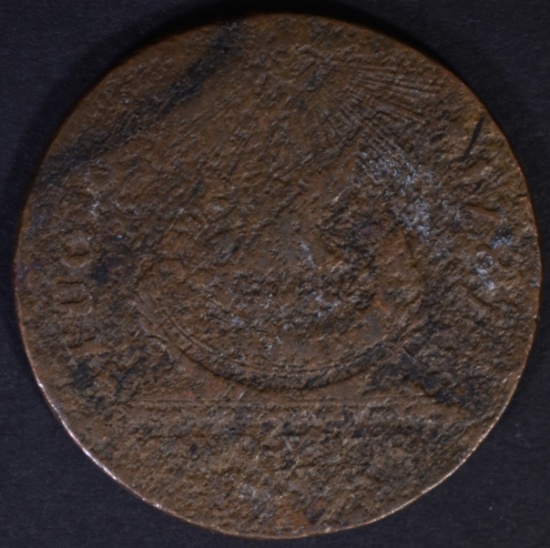 1787 FUGIO CENT, LOWER GRADE DATE VISIBLE