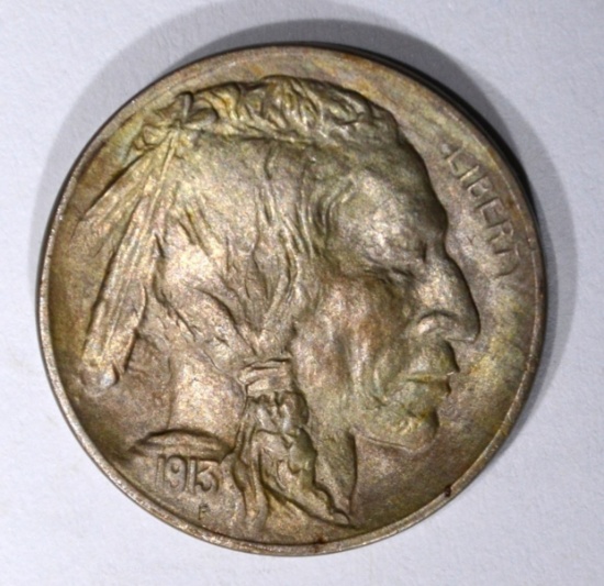 1913 TYPE 1 BUFFALO NICKEL GEM BU