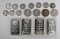 10 MERCURY DIMES, 4 -STANDING LIB QTR