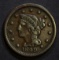 1849 LARGE CENT, VF