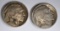 2-1914 BUFFALO NICKELS, VF  1 HAS minor scratch