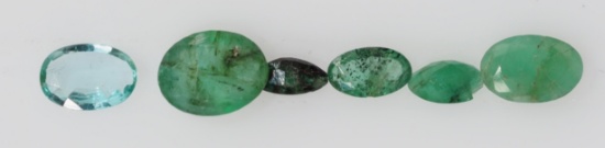 GENUINE EMERALDS (total approx. 2.0ct)