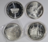 4 - 1oz .999 SILVER ROUNDS