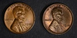 1928 GEM BU & 1933 BU LINCOLN CENTS