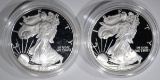 2002-W & 2006-W AMERICAN SILVER EAGLE DOLLARS