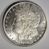 1878-S MORGAN DOLLAR, CH BU+ ORIGINAL
