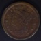 1853 LARGE CENT, VF