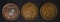 3-PATRIOTIC CIVIL WAR TOKENS