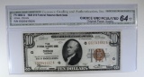 1929 $10 FEDERAL RESERVE BANK NOTE CHICAGO