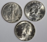 CH BU HALF DOLLARS: