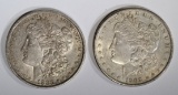 1883-O & 1902-S MORGAN DOLLARS ORIG XF