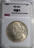 1893 MORGAN DOLLAR RNG GEM BU+