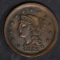 1852 LARGE CENT, XF