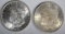 1881-O & 1882-O MORGAN DOLLARS, CH BU