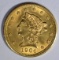 1904 $2 1/2 GOLD LIBERTY