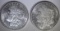 1900 & 1921-S MORGAN DOLLARS CH BU