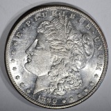 1890-S MORGAN DOLLAR, CH BU+