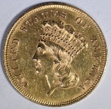 1859 $3 GOLD  BU