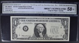 1974 $1 FEDERAL RESERVE NOTE CGA AU-OPQ