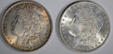 1884-O & 1898 CH BU+ MORGAN DOLLARS