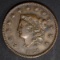 1831 LARGE CENT, XF MED LETTERS