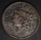 1837 LARGE CENT XF MINOR ROUGHNESS