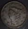1817 DRAPED BUST LARGE CENT VF