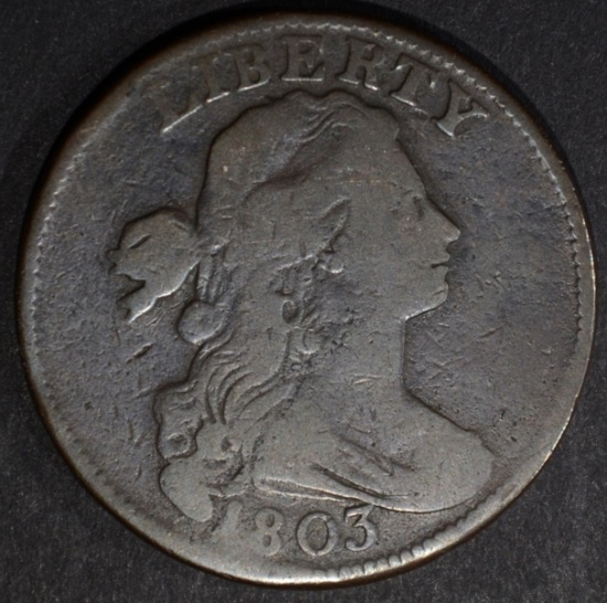 1803 LARGE CENT, FINE