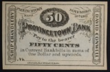 1862 FIFTY CENTS PROVINCETOWN BANK