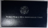 1993 WWII 50th ANNIV 2 COIN PROOF SET