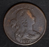 1803 LARGE CENT, FINE rim bump